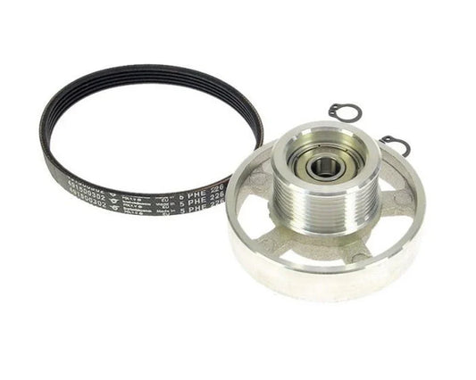 BEKO Genuine Tumble Dryer Drive Belt & Jockey Pulley Wheel 5PHE226 492204403 - Mersey Spares