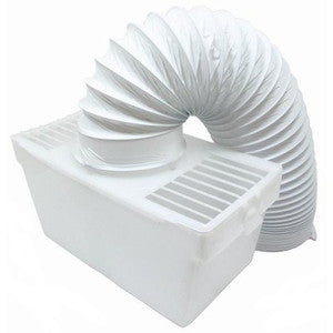 Universal White Knight Beko Tumble Dryer Indoor Condenser Vent Kit Box With Hose