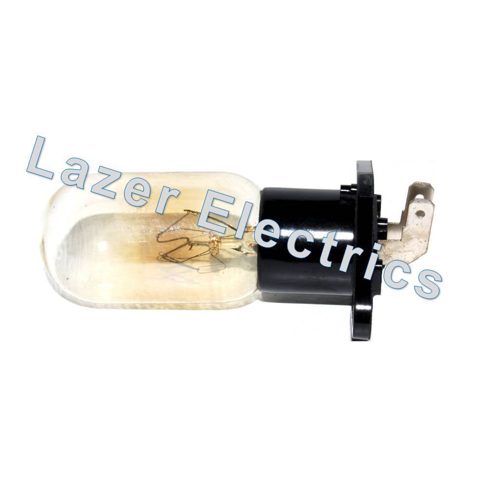 Microwave Oven T170 Base 2 Pin Connection 20 Watt LAMP BULB ASSEMBLY for SAMSUNG