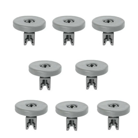 8 x Dishwasher Lower Basket Wheel fits Zanussi ZDI6896 ZDT4041 ZDT5044 ZDT5053 - Mersey Spares