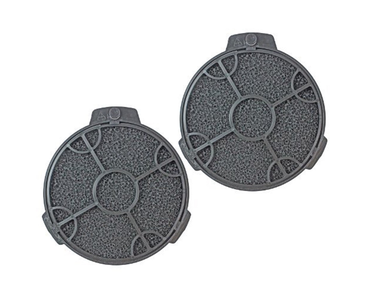 For B&Q GHP60SS CTCG60 Cooker Hood Extractor Round Carbon Filters (Pack of 2)