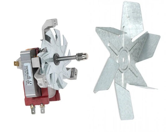 Oven Cooker Main Motor & Cooling Fan Kit for Beko BDVC667S BDVC667W BDVC667X - Mersey Spares