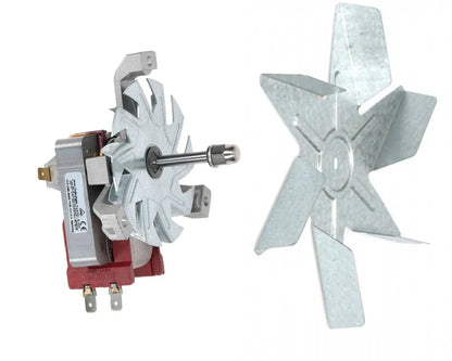 Oven Cooker Main Motor & Cooling Fan Kit for Beko BDVC668X BDVF696XP BDVI668X - Mersey Spares