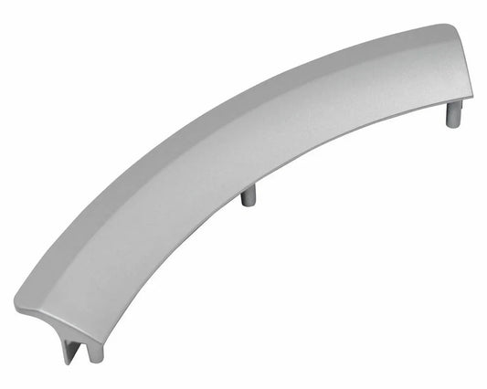 Plastic Door Handle Lever for Bosch Siemens WTSeries Tumble Dryers 643356 Silver - Mersey Spares