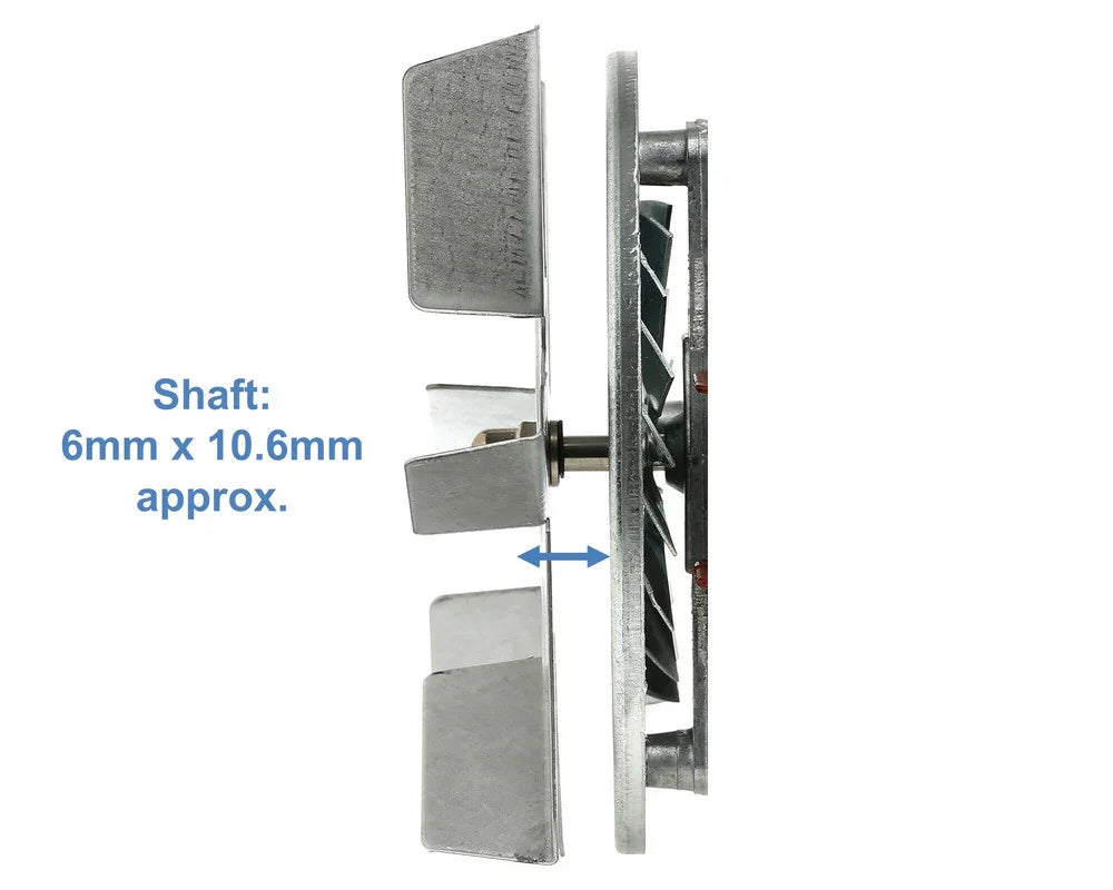 Main Motor Unit & Cooling Fan Kit for Hotpoint Oven Cooker 5TCCK, 5TCCW, 60HEG, 60HEGS, 60HEP, 60HEPS, 6102B, 6102P, 6103B, 6103BMK2 - Mersey Spares