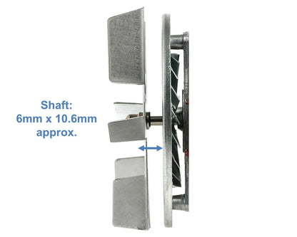 Main Motor Unit & Cooling Fan Kit for Hotpoint Oven Cooker 5TCCK, 5TCCW, 60HEG, 60HEGS, 60HEP, 60HEPS, 6102B, 6102P, 6103B, 6103BMK2 - Mersey Spares