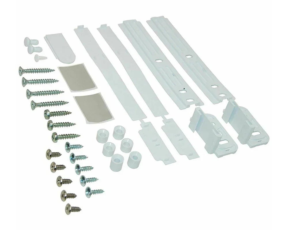 Bauknecht Fridge Freezer Decor Door Slider Guide Fixing Kit C00314618 - Mersey Spares