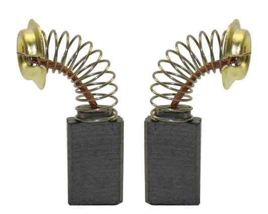 Motor Carbon Brushes Pair for Makita Rotary Angle Drill (Alt to CB303, 17 x 11 x 5mm) - Mersey Spares