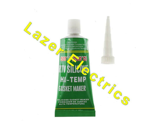 OVEN GLASS DOOR GLUE RTV High Temperature Silicone Seal Clear - Mersey Spares