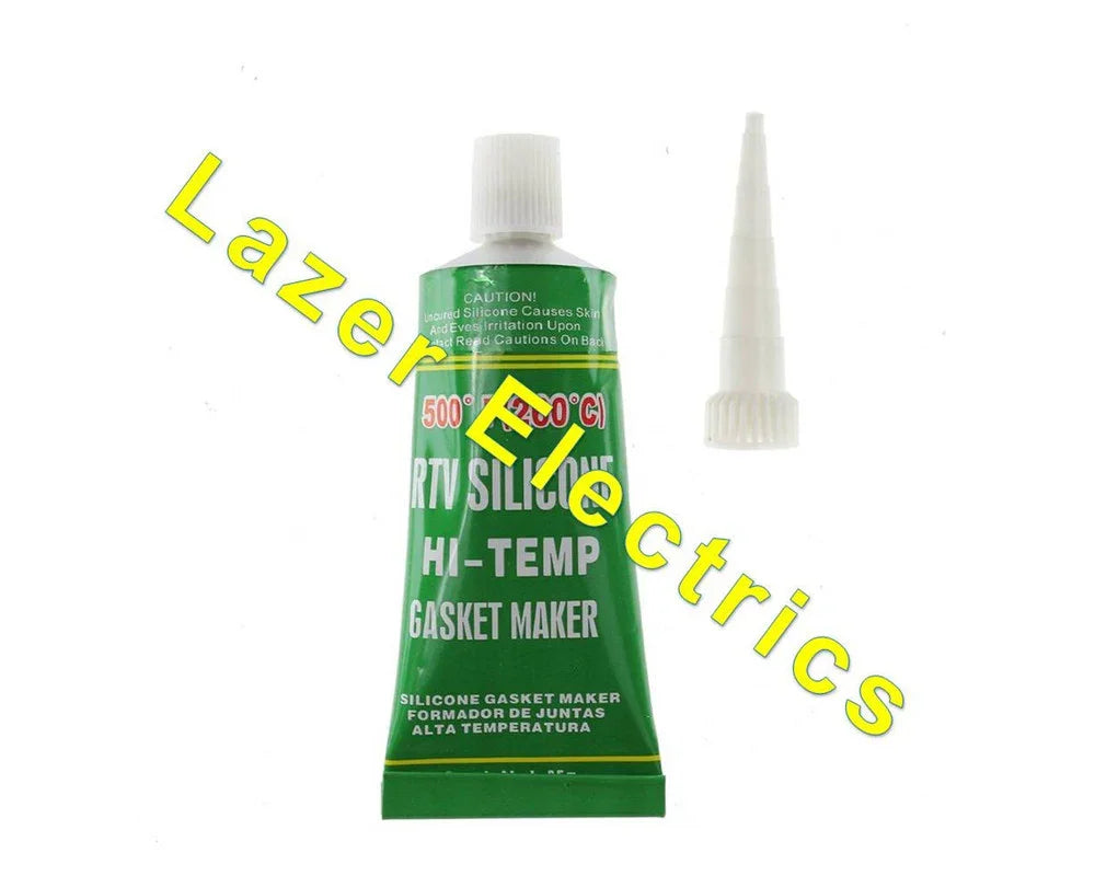 Oven Cooker Door Glass Repair RTV High Temperature Clear Silicone Adhesive Glue - Mersey Spares