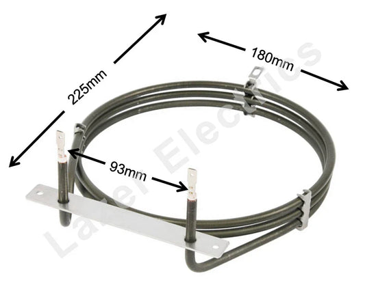For AEG Zanussi Electrolux Firenzi Fan Oven Cooker Element 2500W 3116448006 - Mersey Spares