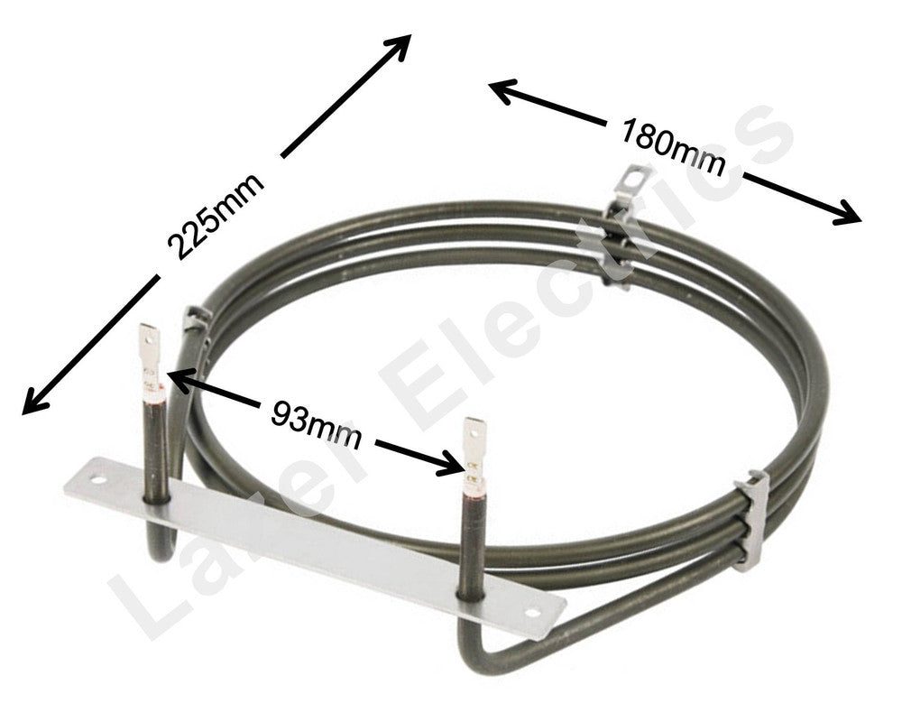 For Electrolux AEG Tricity Zanussi 2500W Fan Oven Cooker Element 3117704001