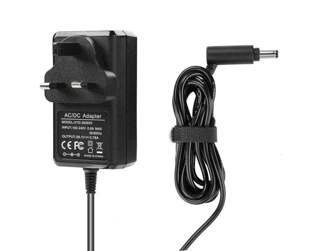 Mains Plug Battery Charger for Dyson V6, V7, V8 Cordless Vacuum Cleaners - Mersey Spares
