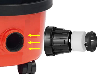 For Numatic Flexible Hose End 32mm Henry James Hetty NRV200 Hoover 216006 - Mersey Spares