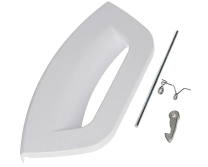 Washing Machine Door Handle & Spring Kit For Hotpoint WMEF963PUK, WMFG611PUK, WMFG631PUK - Mersey Spares