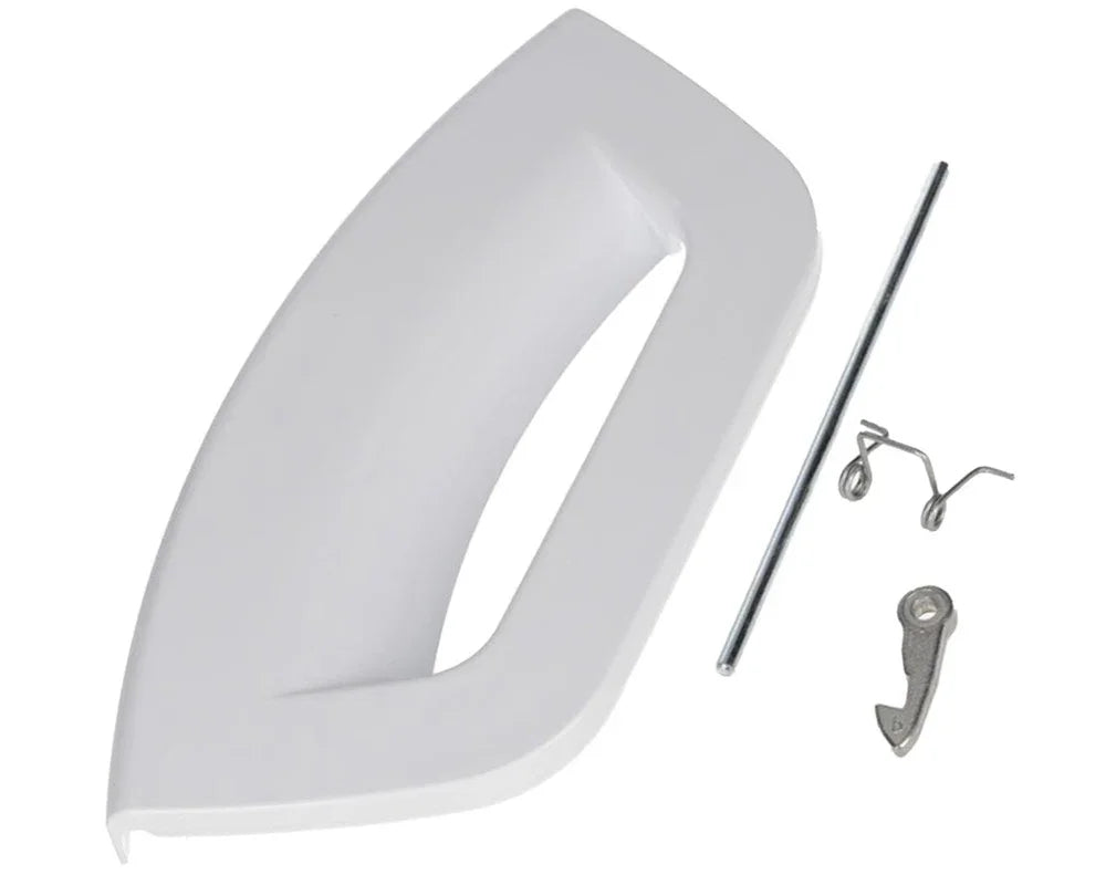 Washing Machine Door Handle & Spring Kit For Hotpoint WMYL661PUK, WMYL8352PUK - Mersey Spares