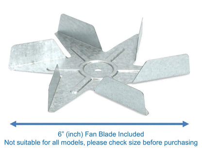 Oven Cooker Main Motor & Cooling Fan Kit for Beko BDVC667S BDVC667W BDVC667X - Mersey Spares