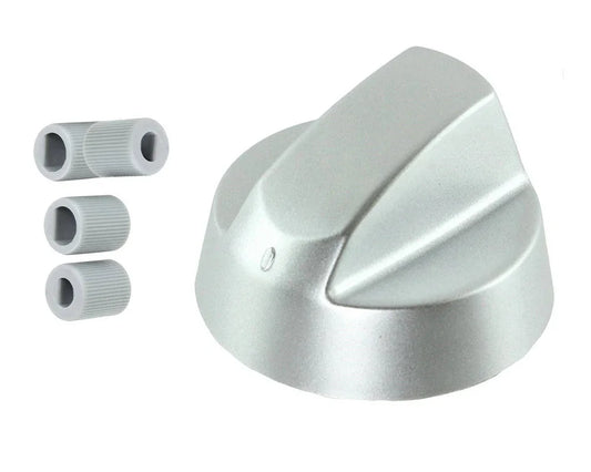 Silver Grey Control Knobs / Dials for New World Oven Cooker & Hob Pack of 1 - Mersey Spares