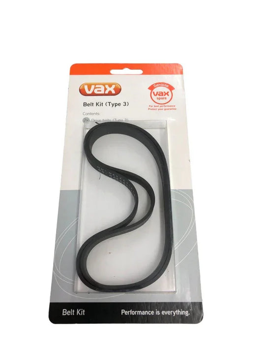 Genuine Vax Belt Kit (Type 3) - V-006 V-060 Turboforce / Power 5/6 1112737000 - Mersey Spares