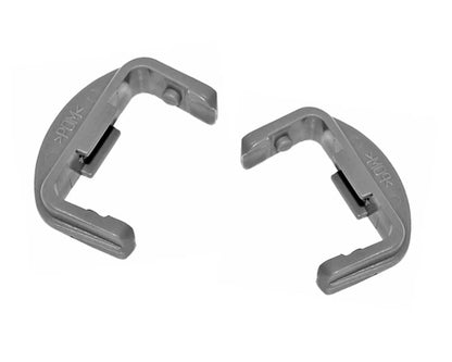 Genuine Dishwasher Basket Front Rail Cap Spare Part for Beko Flavel Lamona, 2 Pack - 1880580400 - Mersey Spares