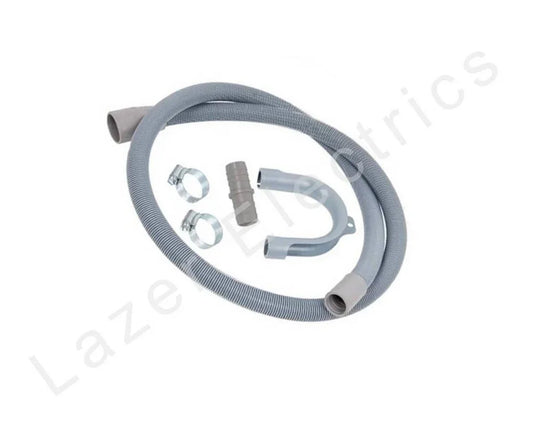 For Hoover Candy 1.5m Drain Drain Waste hose Extension Kit For Washing Machines - Mersey Spares