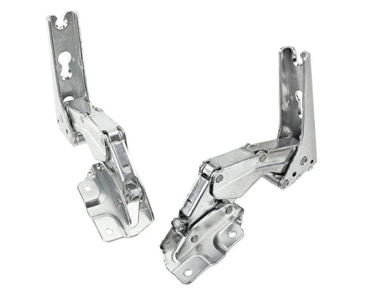 Pair of Integrated Freezer Fridge Hinges for Bosch, Neff, Siemens 12004051 - Mersey Spares